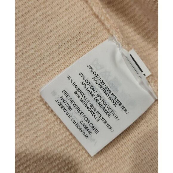 J. Crew Sweater Blazer Women's XS Blush Sophie Open Front Knit Pastel Classic - Picture 4 of 5